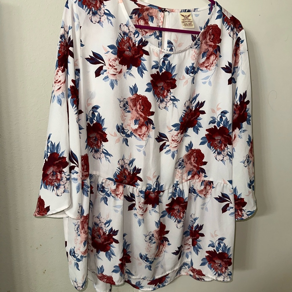 Floral Print Women's Top
